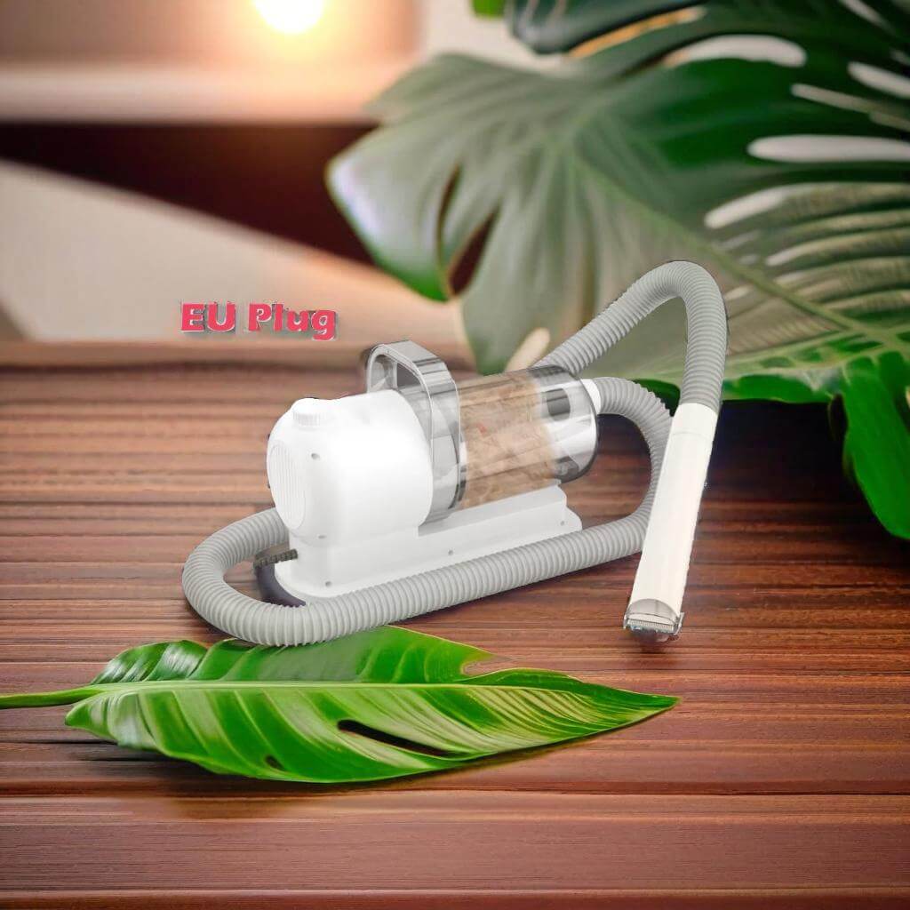 Kit d'aspirateur silencieux pour toilettage de chiens avec réservoir de 2,5 L, brosse professionnelle, élimination optimale des poils