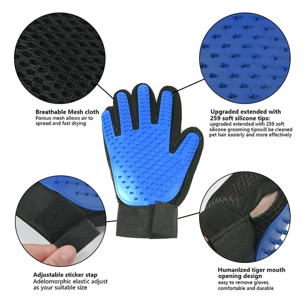 Pet+ Professional Pet Grooming Gloves | Premium Pet Grooming Accessories and Supplies