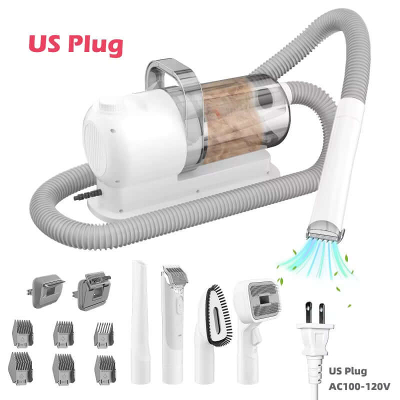 Dog Grooming Vacuum & Pet Grooming Kit with 2.5L Capacity Larger Pet Hair Dust Cup Dog Brush Vacuum for Pet Hair Vacuum Cleaner