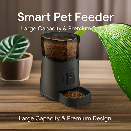 Dispenser Smart 6 L con Pasti Automatici, Telecamera HD e Timer – Ideale per Cani e Gatti, Crocchette Secche