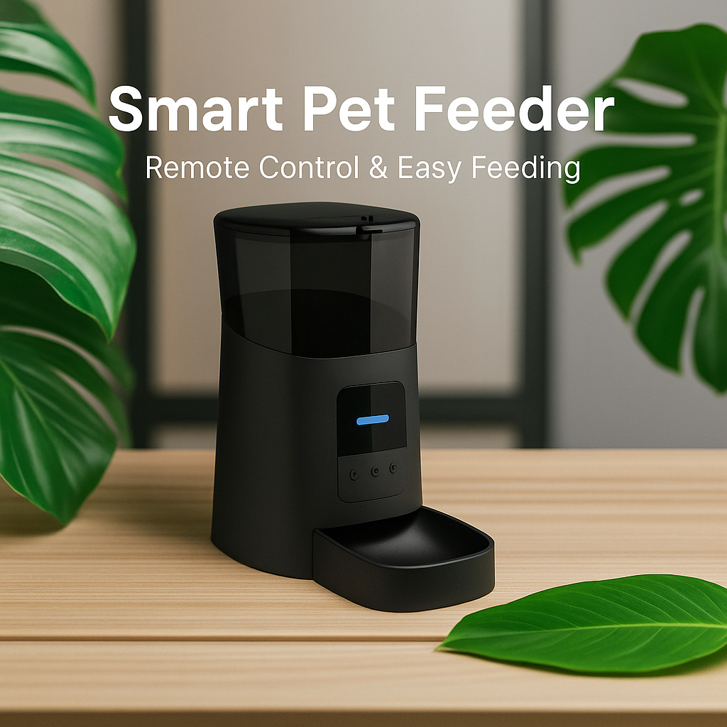 Dispenser Smart 6 L con Pasti Automatici, Telecamera HD e Timer – Ideale per Cani e Gatti, Crocchette Secche