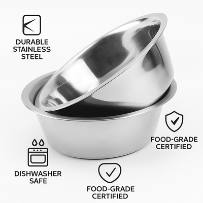 Pet Pots, Customized Stainless Steel Processing Tanks, Dog Bowls,bowls, Grain Feeding Bowls, Pet Supplies, Dog Food