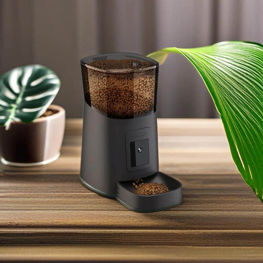 Dispenser Smart 6 L con Pasti Automatici, Telecamera HD e Timer – Ideale per Cani e Gatti, Crocchette Secche
