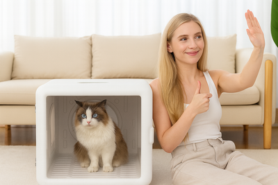 Home Fashion Pet Automatic Cat Dryer