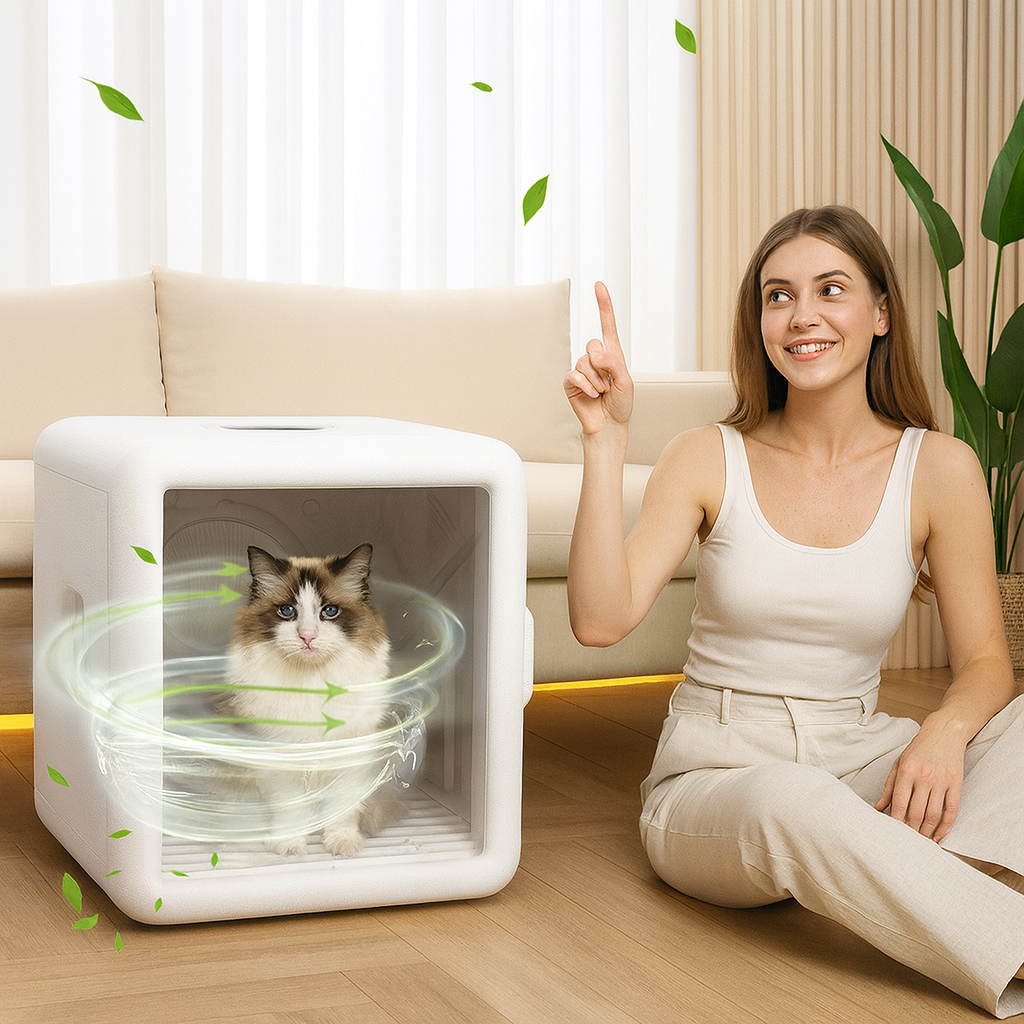 Home Fashion Pet Automatic Cat Dryer